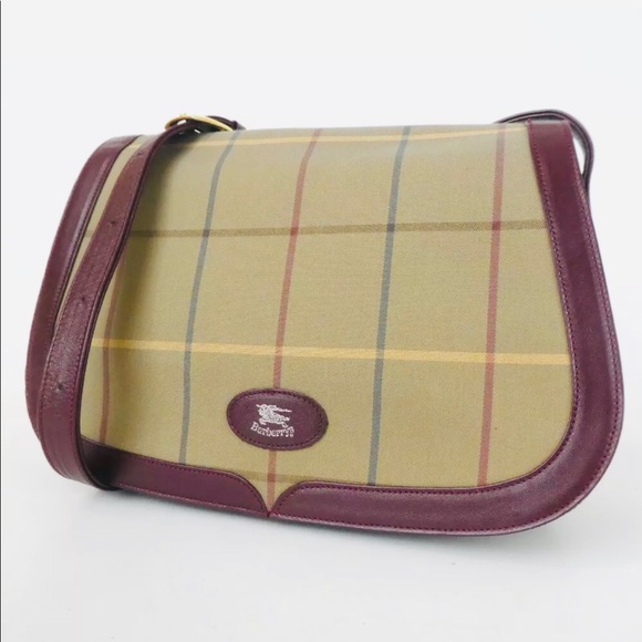 Authentic BURBERRYS  Shoulder Bag canvas - Picture 1 of 7